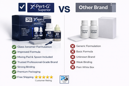 Xpert-G Superior Restauration Permanent Tooth Füllung Dental Cement Repair Set