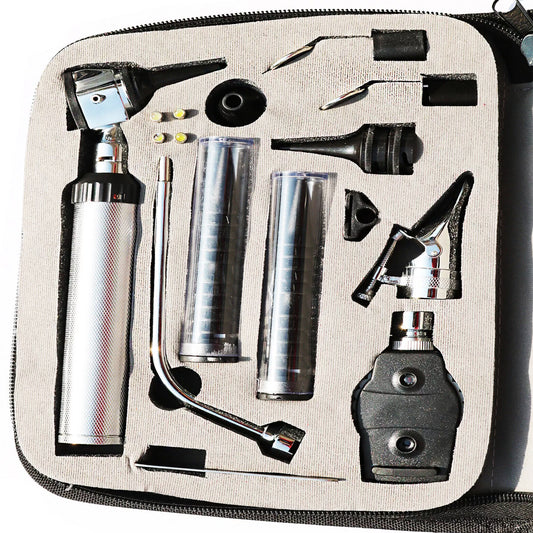 ENT Ophthalmoscope Otoscope Nasal Larynx Diagnostic set