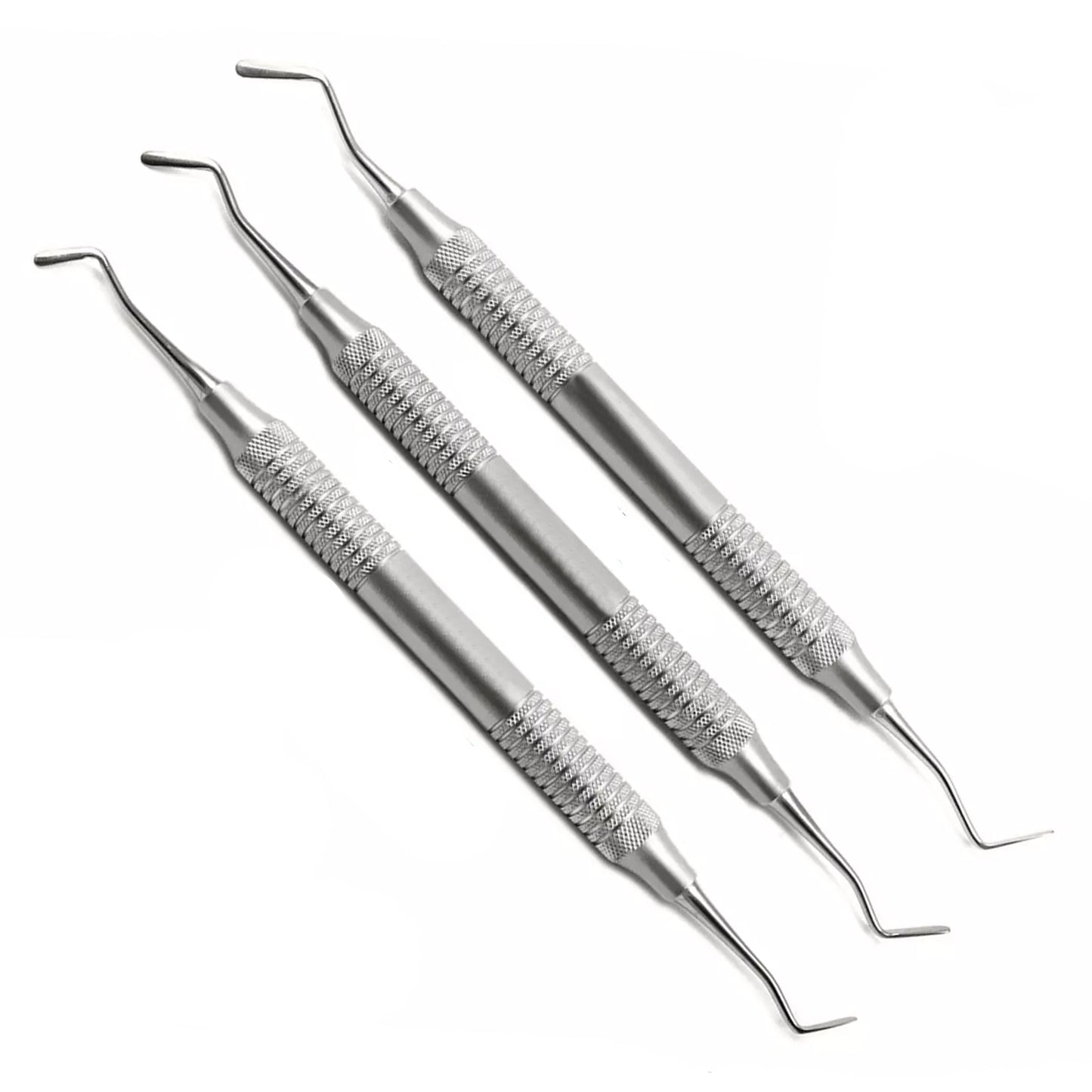 dental Flat Plastic füllung instrumente Hollow set of 3