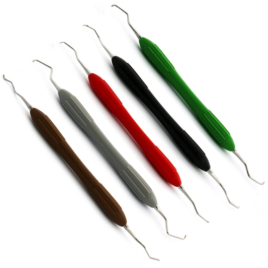 dental Gracey Curettes Silicone Handle set of 5
