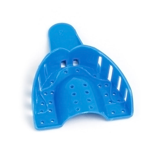 dental Impression tablett Lower Medium Plastic Blue