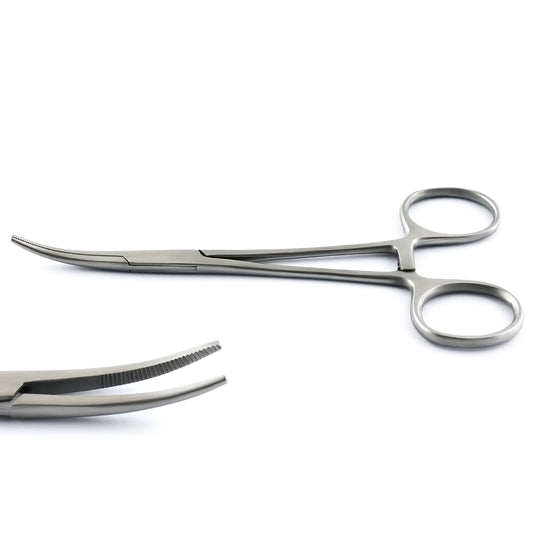 Hemostatic Kelly zange Curved 14cm