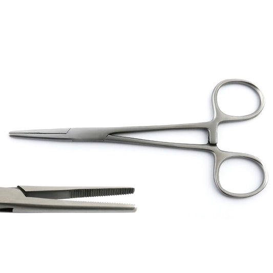 Hemostatic Kelly zange Straight 14cm