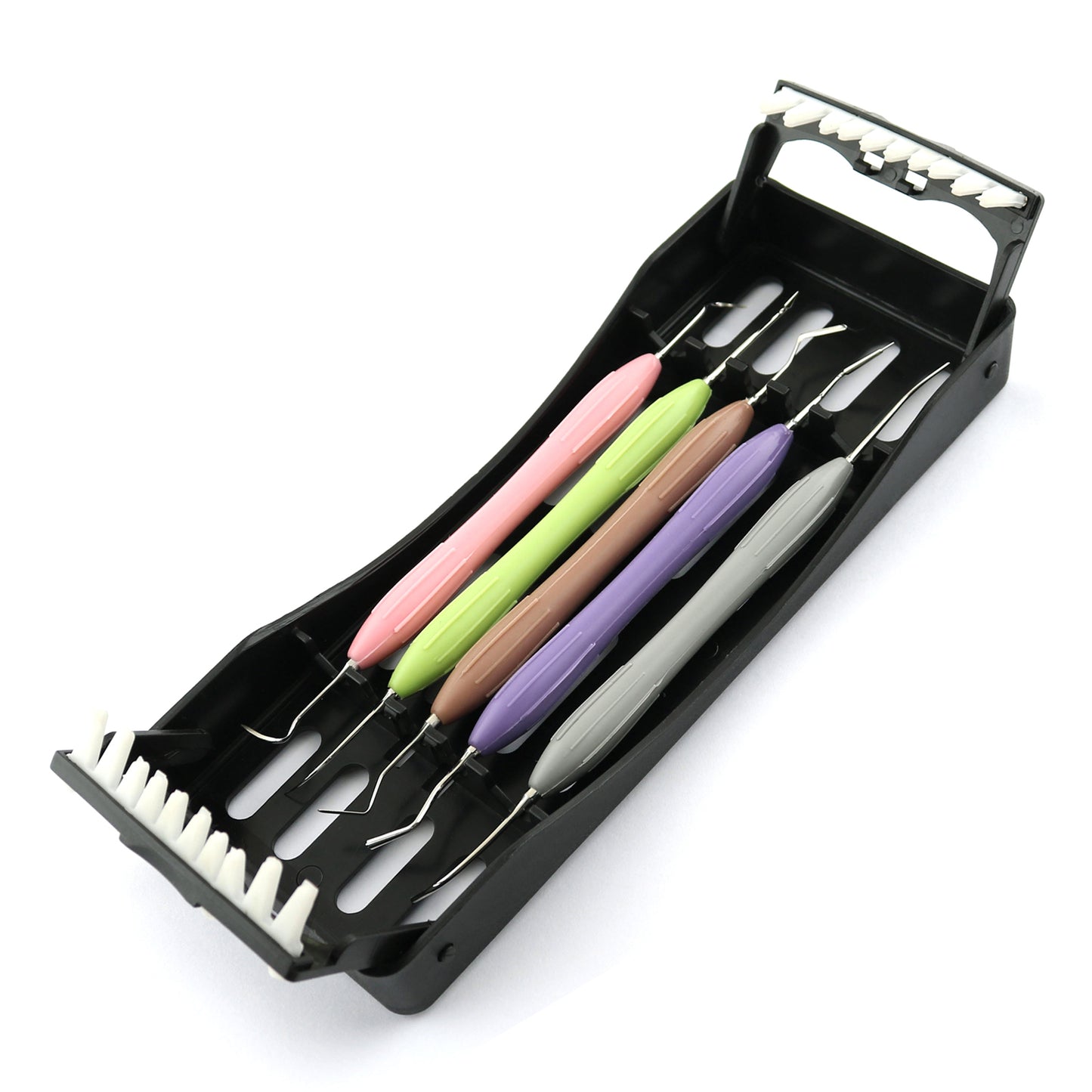 5Pcs dental LM Arte komposit füllung instrumente Silicone Handle With