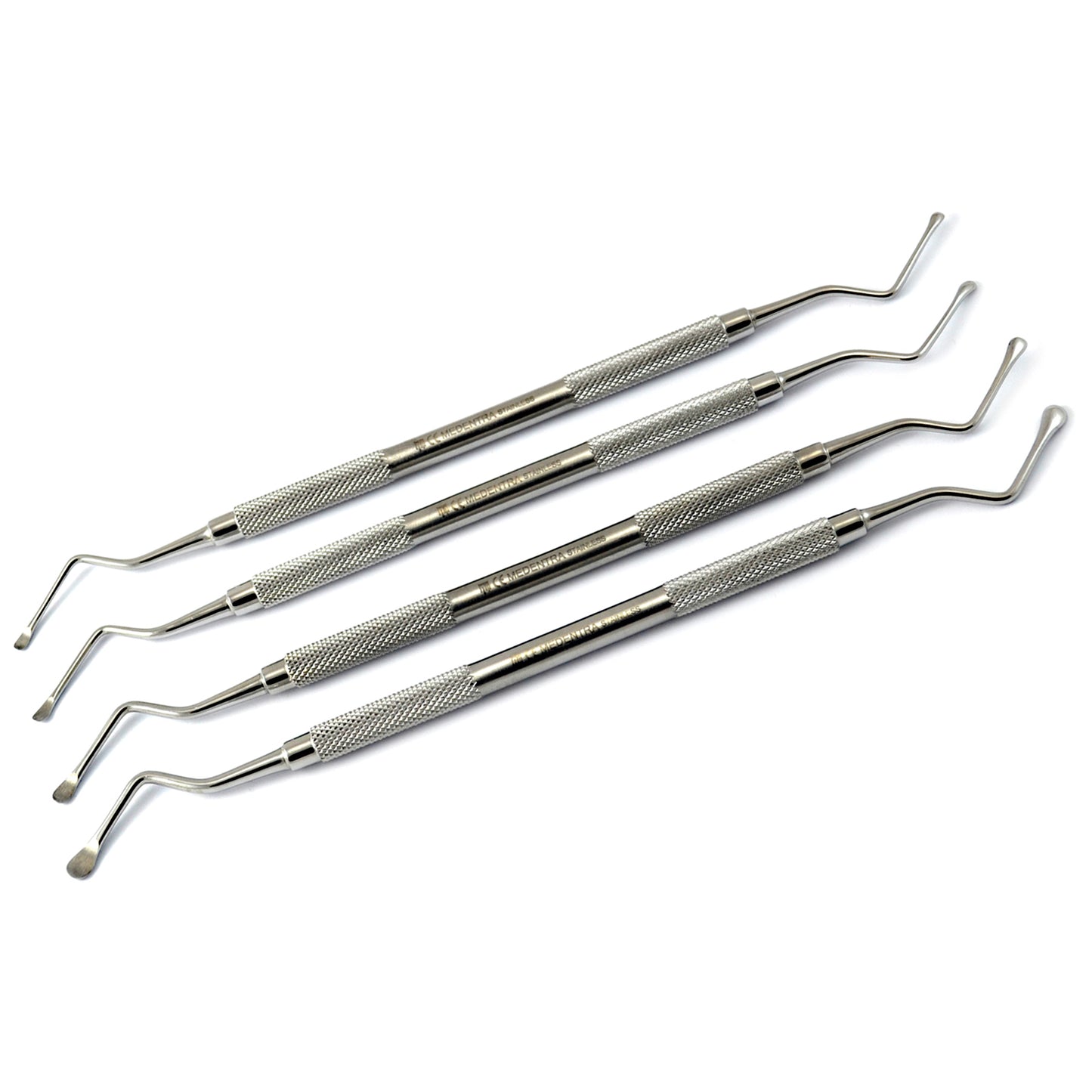 dental Lucas knochen Curettes set of 4 chirurgisch instrumente
