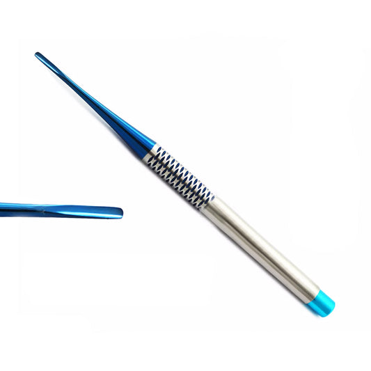 dental PDL elevator Straight Blue Titanium Tip