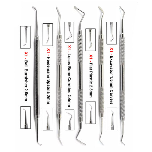 5-Piece dental Restorative instrumente set