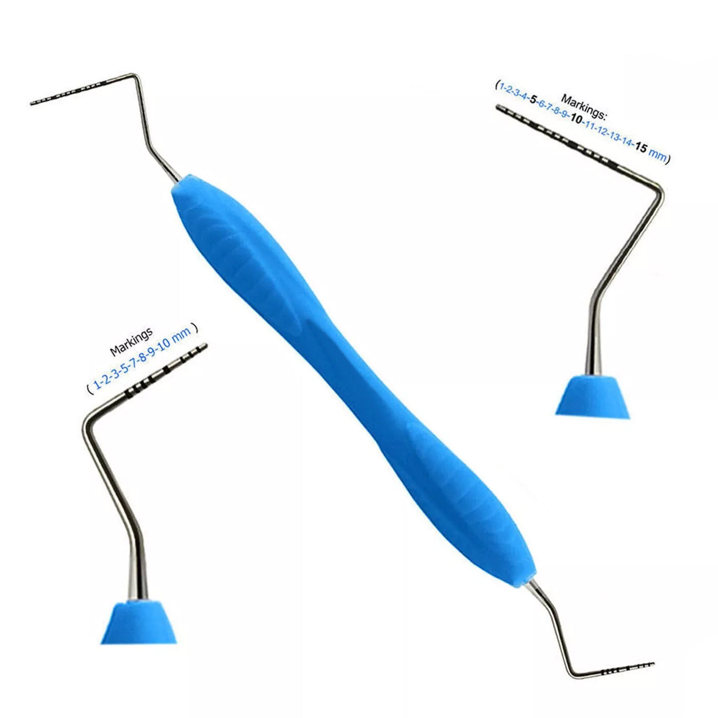 dental Periodontal UNC15/William sonde - Blue Silicone Handle