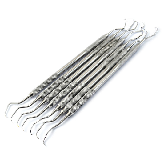 dental Gracey Curettes set of 7 Periodontal instrumente