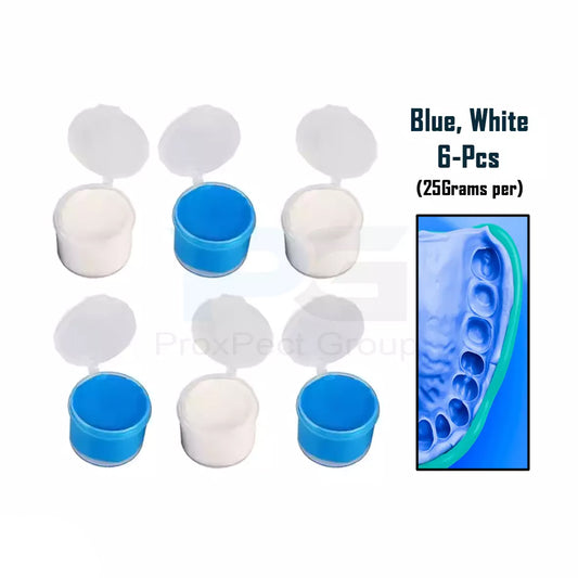 dental Impression Putty 25G Blue & White X3 Pairs